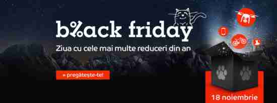 Black Friday 2016 la eMAG: cand incepe, 1 mil. de produse reduse, livrare in 10 zile, contracte la eON